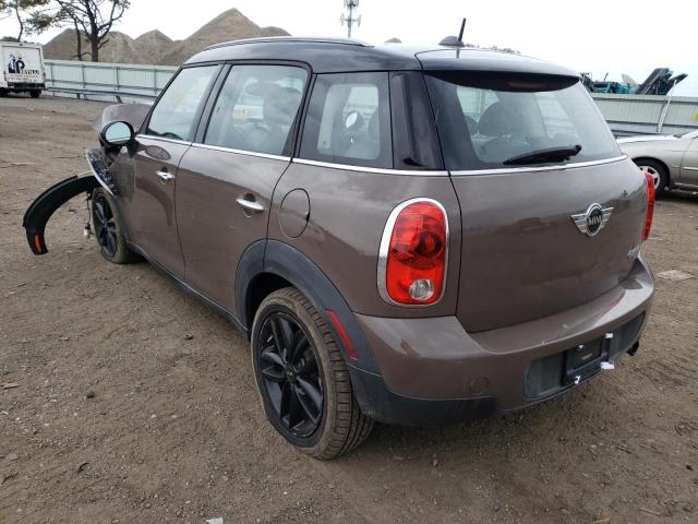 WMWZB3C53DWM07854 - 2013 MINI COOPER COUNTRYMAN BROWN photo 3