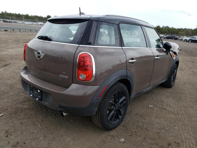 WMWZB3C53DWM07854 - 2013 MINI COOPER COUNTRYMAN BROWN photo 4