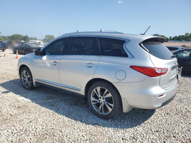 5N1AL0MM5EC513867 - 2014 INFINITI QX60 SILVER photo 2