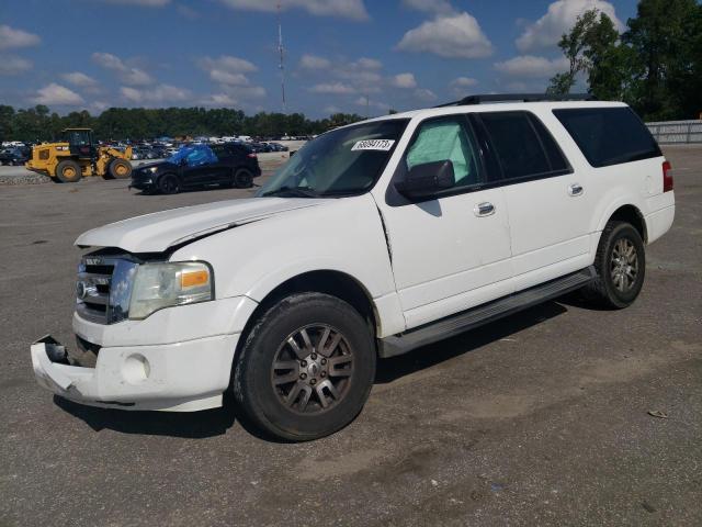 1FMJK1H52BEF17029 - 2011 FORD EXPEDITION EL XLT WHITE photo 1