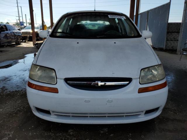 KL1TD66617B740906 - 2007 CHEVROLET AVEO BASE Ağ foto 5