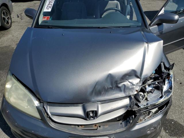 2HGES26834H588858 - 2004 HONDA CIVIC EX SILVER photo 11