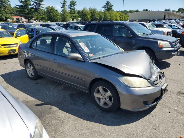 2HGES26834H588858 - 2004 HONDA CIVIC EX SILVER photo 4