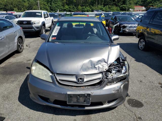2HGES26834H588858 - 2004 HONDA CIVIC EX SILVER photo 5