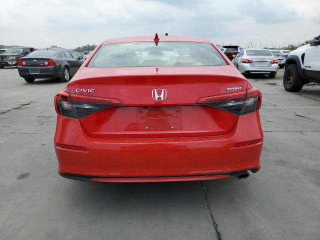2HGFE2F59NH530868 - 2022 HONDA CIVIC SPORT წითელი ფოტო 6