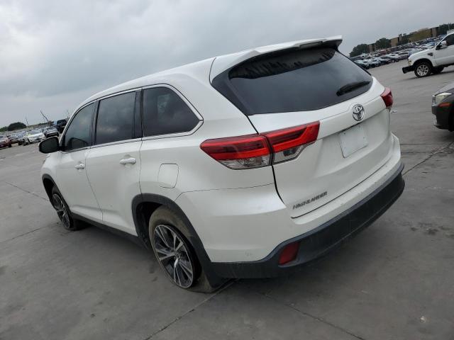 5TDZARFH1KS060083 - 2019 TOYOTA HIGHLANDER LE WHITE photo 2