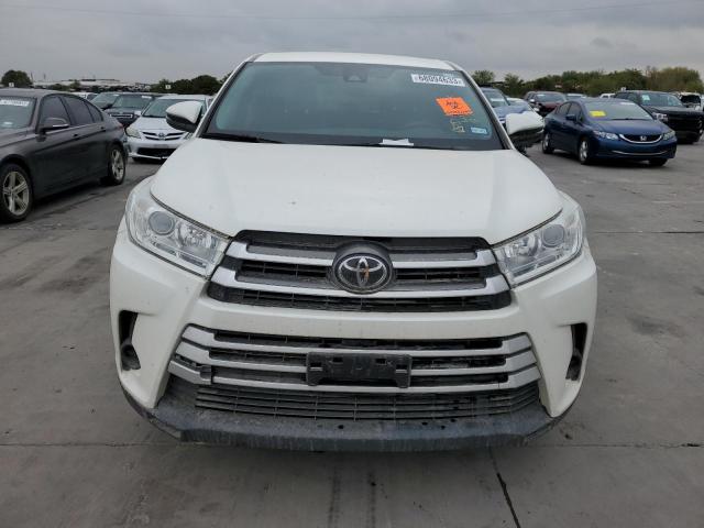 5TDZARFH1KS060083 - 2019 TOYOTA HIGHLANDER LE WHITE photo 5