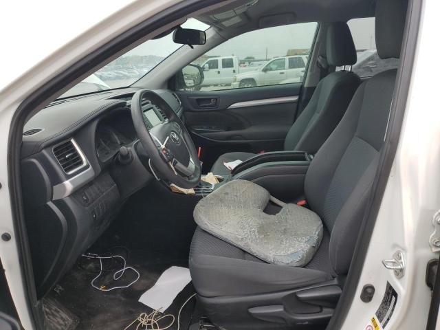 5TDZARFH1KS060083 - 2019 TOYOTA HIGHLANDER LE WHITE photo 7