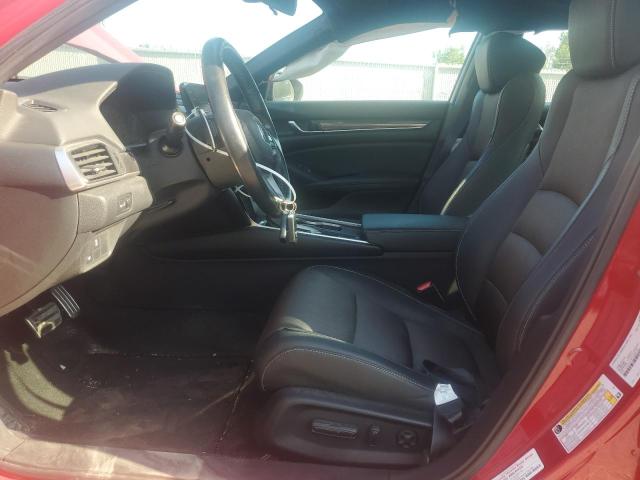 1HGCV1F36LA800744 - 2020 HONDA ACCORD SPORT RED photo 7