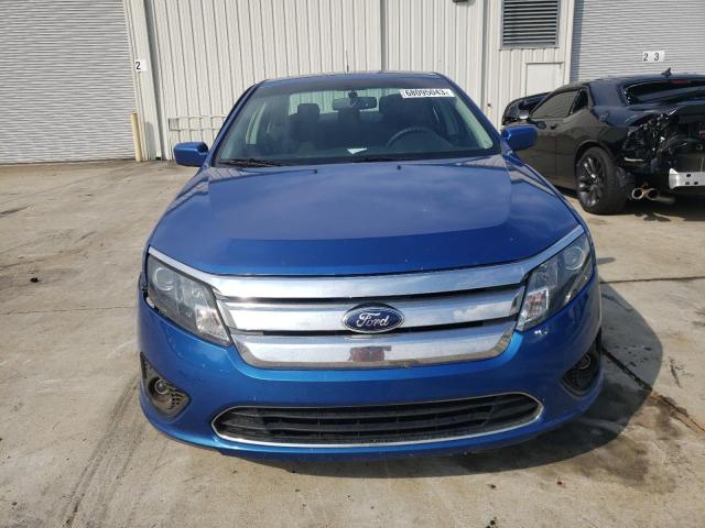 3FAHP0HA8CR293720 - 2012 FORD FUSION SE BLUE photo 5