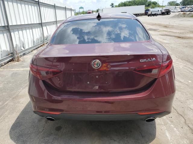 ZARFAEBN5J7565128 - 2018 ALFA ROMEO GIULIA ბურგუნდია ფოტო 6