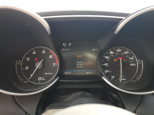 ZARFAEBN5J7565128 - 2018 ALFA ROMEO GIULIA ბურგუნდია ფოტო 9
