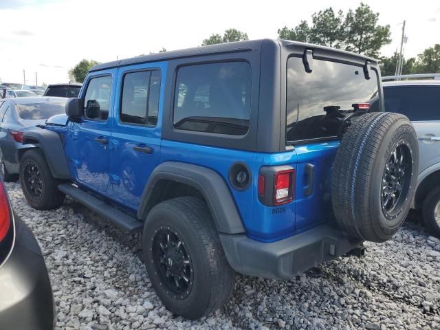 1C4HJXDN6MW714734 - 2021 JEEP WRANGLER UNLIMITED SPORT 蓝色 照片 2