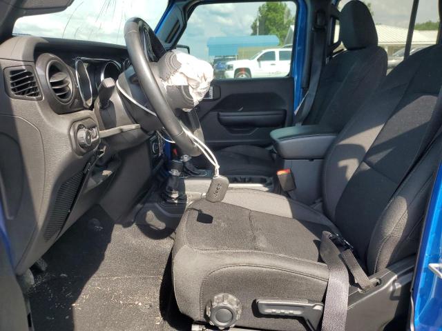 1C4HJXDN6MW714734 - 2021 JEEP WRANGLER UNLIMITED SPORT 蓝色 照片 7