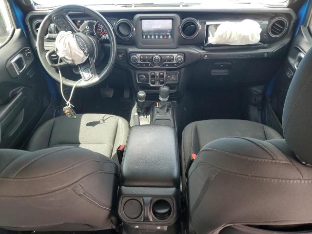 1C4HJXDN6MW714734 - 2021 JEEP WRANGLER UNLIMITED SPORT 蓝色 照片 8