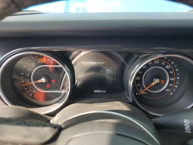 1C4HJXDN6MW714734 - 2021 JEEP WRANGLER UNLIMITED SPORT 蓝色 照片 9