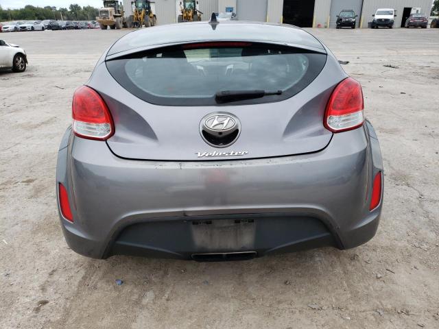 KMHTC6ADXGU262678 - 2016 HYUNDAI VELOSTER GRAY photo 6