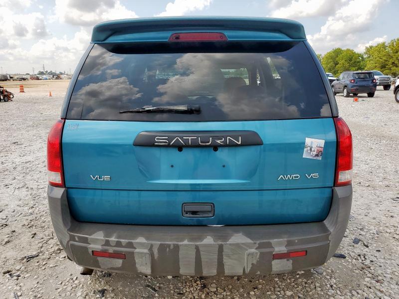 5GZCZ63495S830636 - 2005 SATURN VUE TURQUOISE photo 6