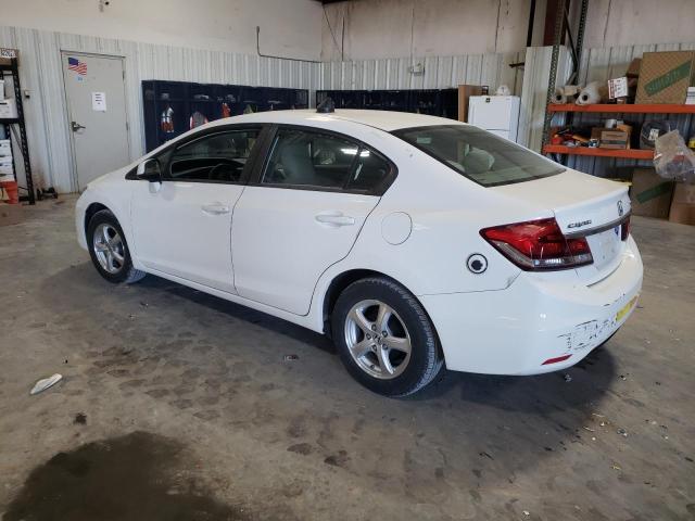 19XFB5F57DE000434 - 2013 HONDA CIVIC NATURAL GAS WHITE photo 2