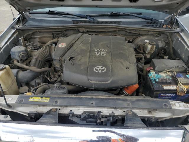 5TFJU4GN5DX032943 - 2013 TOYOTA TACOMA DOUBLE CAB PRERUNNER SILVER photo 11