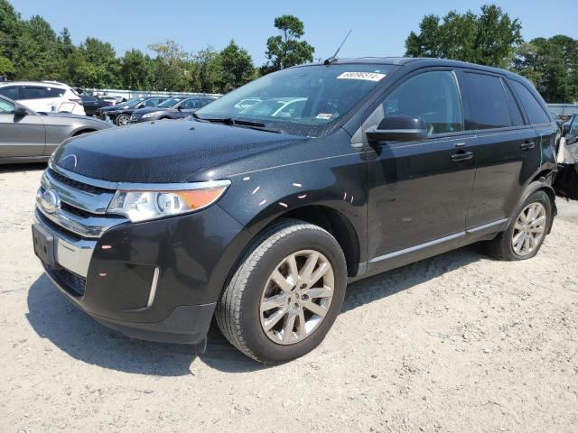 2FMDK3JCXDBC64932 - 2013 FORD EDGE SEL BLACK photo 1