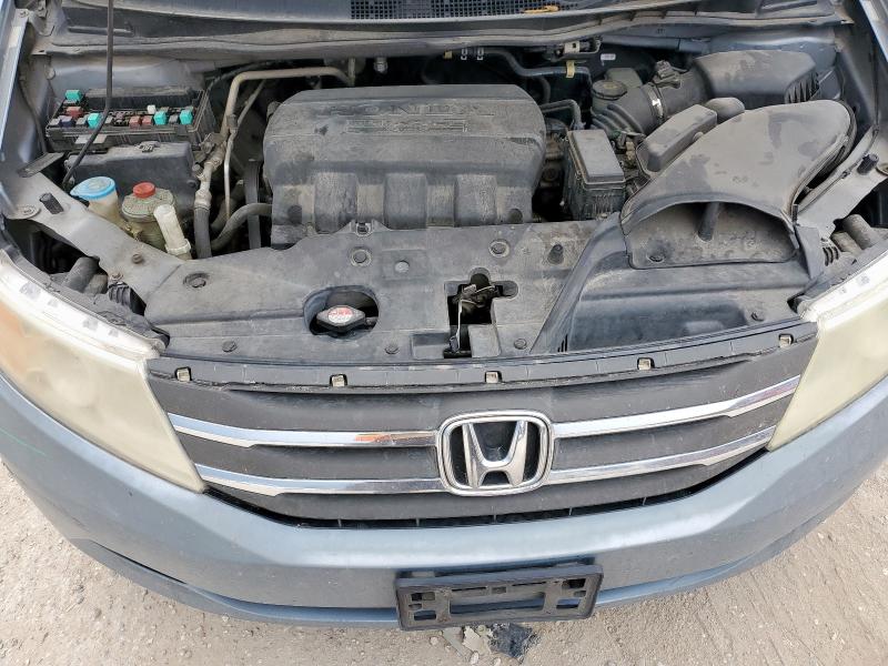 5FNRL5H66CB095027 - 2012 HONDA ODYSSEY EXL BLUE photo 12