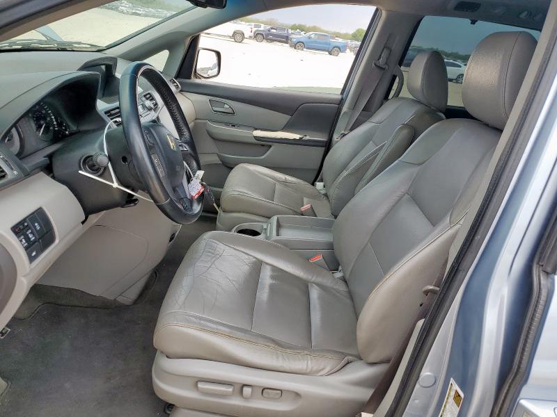 5FNRL5H66CB095027 - 2012 HONDA ODYSSEY EXL BLUE photo 7