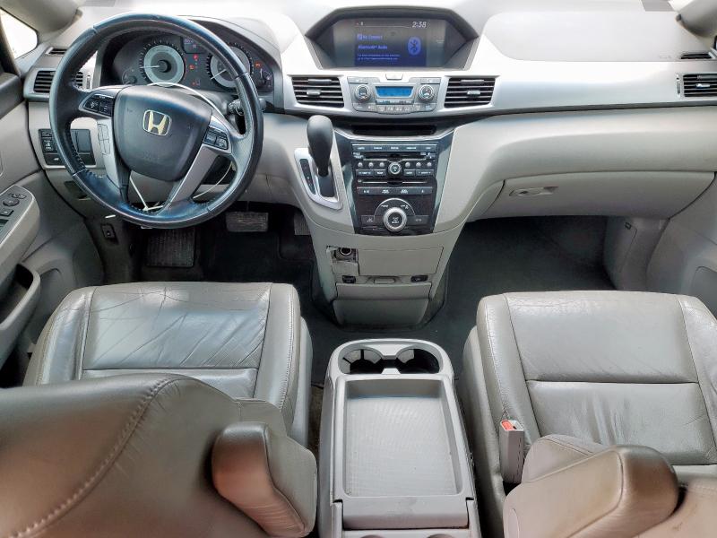 5FNRL5H66CB095027 - 2012 HONDA ODYSSEY EXL BLUE photo 8