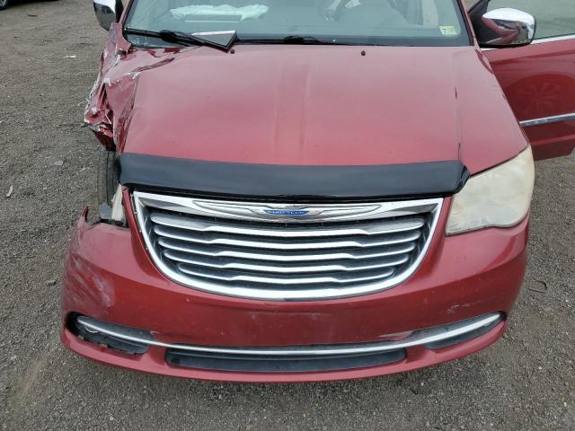 2C4RC1CG7DR649075 - 2013 CHRYSLER TOWN & COU TOURING L RED photo 12
