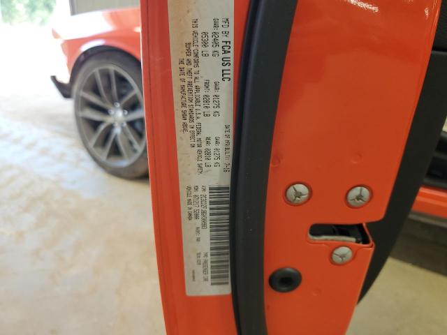 2C3CDZFJ8GH300983 - 2016 DODGE CHALLENGER R/T SCAT PACK ORANGE photo 12