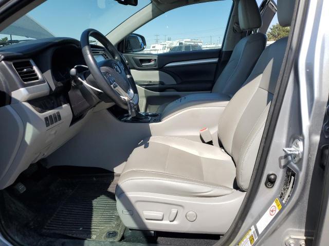 5TDJKRFH9GS351514 - 2016 TOYOTA HIGHLANDER XLE SILVER photo 7