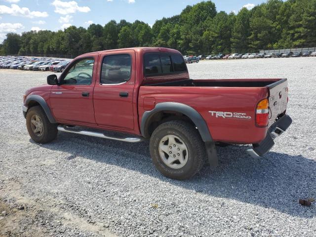 5TEGN92N24Z410124 - 2004 TOYOTA TACOMA DOUBLE CAB PRERUNNER RED photo 2