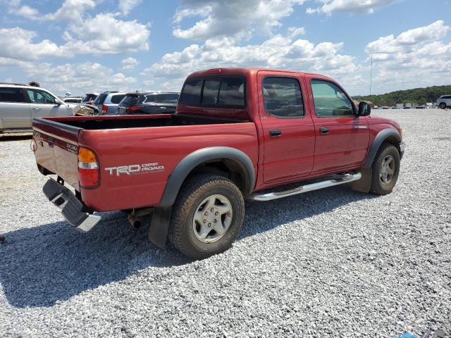 5TEGN92N24Z410124 - 2004 TOYOTA TACOMA DOUBLE CAB PRERUNNER RED photo 3