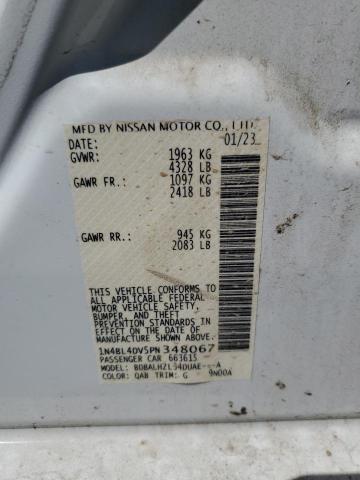 1N4BL4DV5PN348067 - 2023 NISSAN ALTIMA SV WHITE photo 13