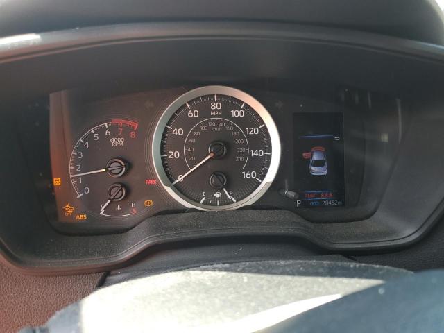 5YFEPMAE4MP256690 - 2021 TOYOTA COROLLA LE SILVER photo 9