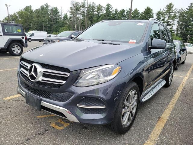 4JGDA5HB2GA720787 - 2016 MERCEDES-BENZ GLE 350 4MATIC BLUE photo 2