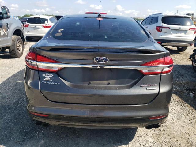 3FA6P0VP3HR148592 - 2017 FORD FUSION SPORT CHARCOAL photo 6