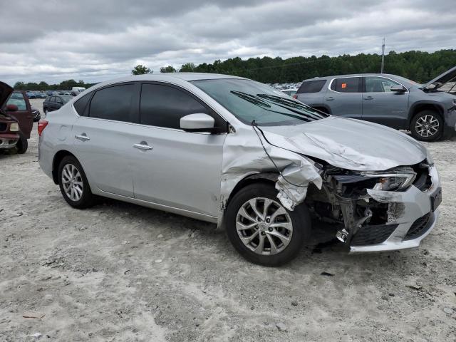 3N1AB7AP9KY240274 - 2019 NISSAN SENTRA S 银色 照片 4