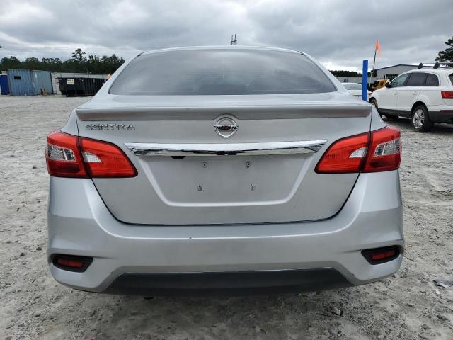 3N1AB7AP9KY240274 - 2019 NISSAN SENTRA S 银色 照片 6