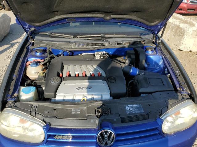 WVWKG61J54D093272 - 2004 VOLKSWAGEN R32 BLUE photo 11