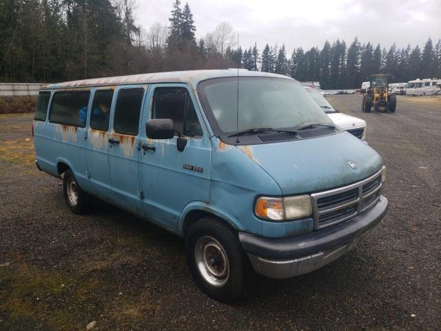 2B5WB35Z0RK141491 - 1994 DODGE RAM WAGON B350 BLUE photo 4