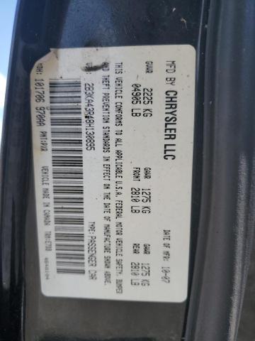 2B3KA43R48H130895 - 2008 DODGE CHARGER BLACK photo 12