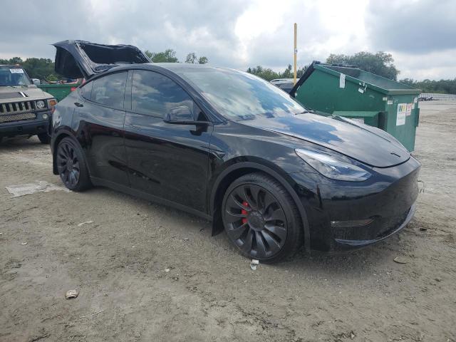 7SAYGDEF9PF751499 - 2023 TESLA MODEL Y 黑色 照片 4