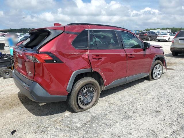 2T3H1RFV8KW054104 - 2019 TOYOTA RAV4 LE წითელი ფოტო 3