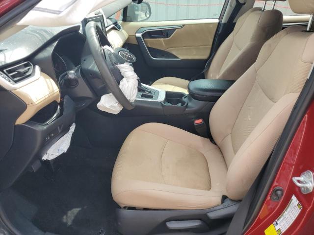 2T3H1RFV8KW054104 - 2019 TOYOTA RAV4 LE წითელი ფოტო 7