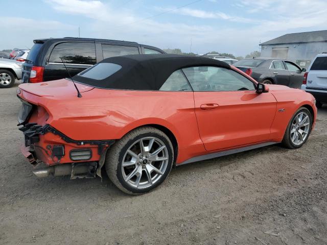 1FATP8FF6F5323621 - 2015 FORD MUSTANG GT ORANGE photo 3