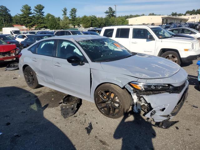 2HGFE2F55NH567626 - 2022 HONDA CIVIC SPORT 银色 照片 4