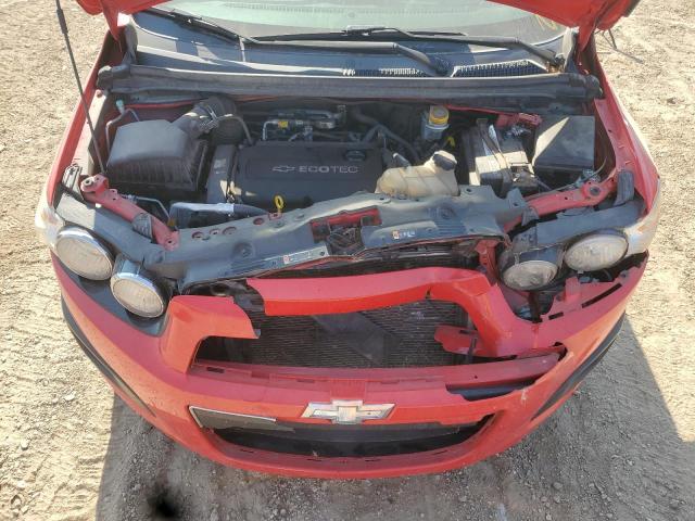 1G1JB5SH9E4150387 - 2014 CHEVROLET SONIC LS RED photo 11