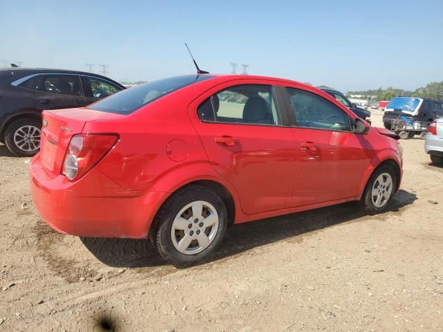 1G1JB5SH9E4150387 - 2014 CHEVROLET SONIC LS RED photo 3