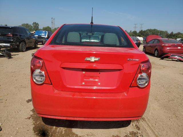 1G1JB5SH9E4150387 - 2014 CHEVROLET SONIC LS RED photo 6